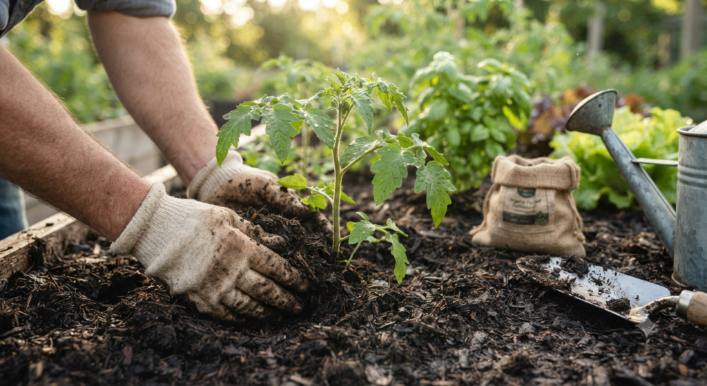 Organic fertilizer and vegetable gardening supplies