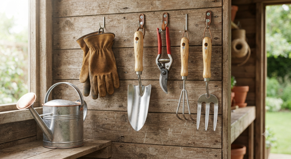 Proper storage and maintenance of gardening tools