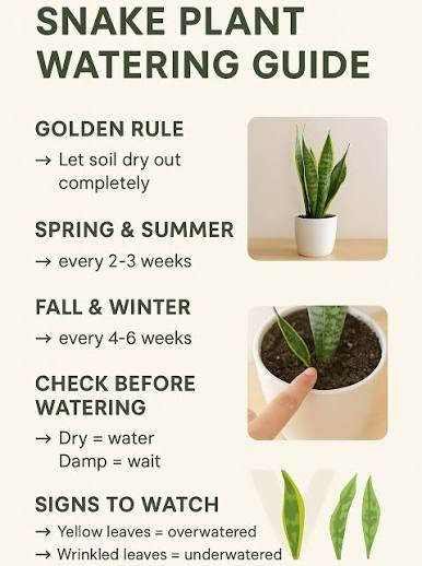 water snake plant